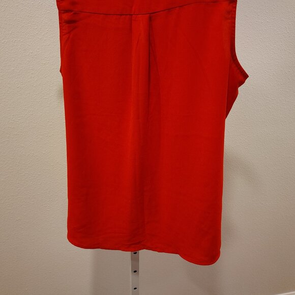 Apt. 9 Women's Red Tank Top with Zipper in Front Size Medium Polyester - Picture 10 of 11